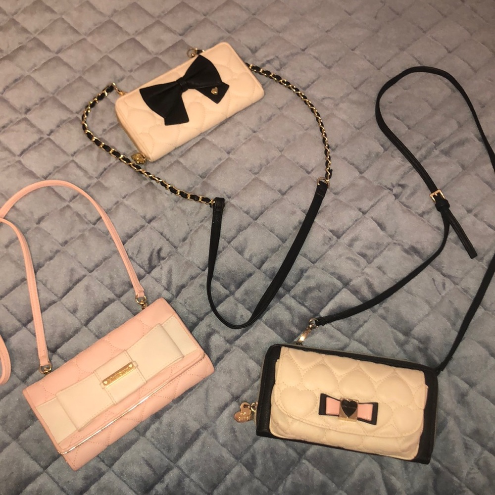 Betsey Johnson bundle of crossbody bags